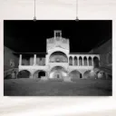 Tirage d'art "Cours du Palais des Rois" - N&B