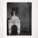Tirage d'art "Portail St Jean le Jeune" - N&B